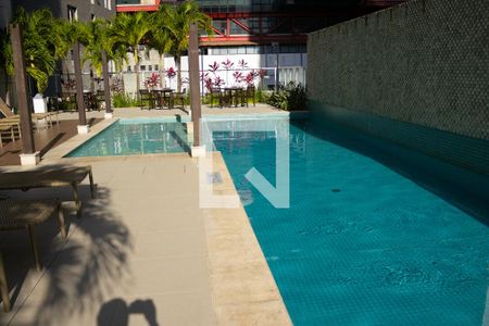 Área comum - Piscina de kitnet/studio para alugar com 1 quarto, 45m² em Caminho das Árvores, Salvador
