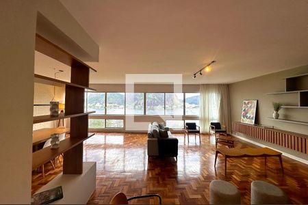 Sala de apartamento para alugar com 4 quartos, 264m² em Flamengo, Rio de Janeiro