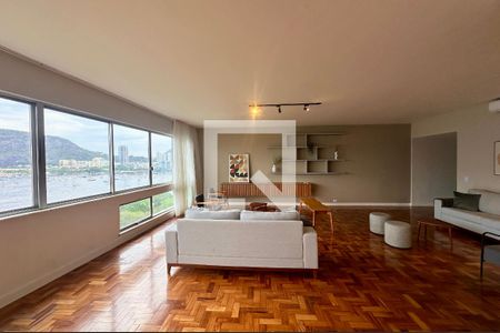 Sala de apartamento para alugar com 4 quartos, 264m² em Flamengo, Rio de Janeiro