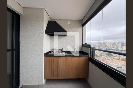 Varanda gourmet de apartamento para alugar com 2 quartos, 64m² em Parque das Nações, Santo André