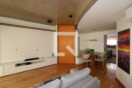 Sala de Estar de apartamento para alugar com 2 quartos, 100m² em Jardim, Santo André