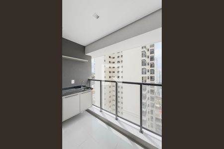 Sala/Cozinha de apartamento para alugar com 1 quarto, 33m² em Jardim Esplanada, São José dos Campos