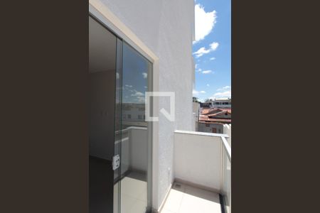 Varanda da Sala de apartamento à venda com 2 quartos, 57m² em Coqueiros, Belo Horizonte