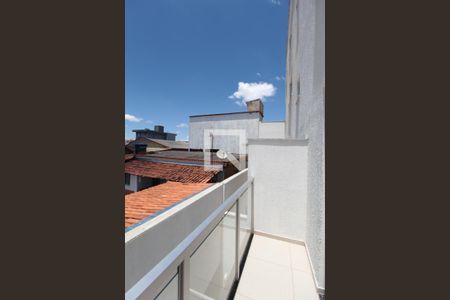 Varanda da Sala de apartamento à venda com 2 quartos, 57m² em Coqueiros, Belo Horizonte