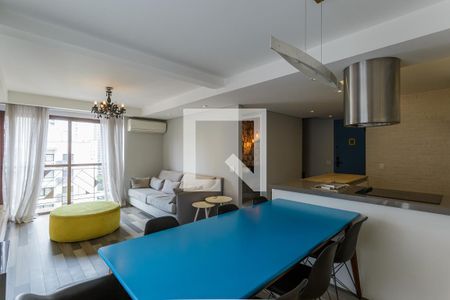 Sala de apartamento à venda com 2 quartos, 80m² em Vila Nova Conceição, São Paulo