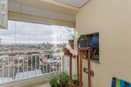 Varanda de apartamento à venda com 3 quartos, 74m² em Vila das Merces, São Paulo