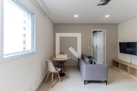 Sala de apartamento para alugar com 1 quarto, 34m² em República, São Paulo