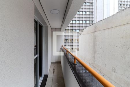 Varanda da Sala de apartamento para alugar com 2 quartos, 51m² em Santa Efigênia, São Paulo