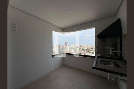 Varanda gourmet de apartamento à venda com 3 quartos, 93m² em Campestre, Santo André