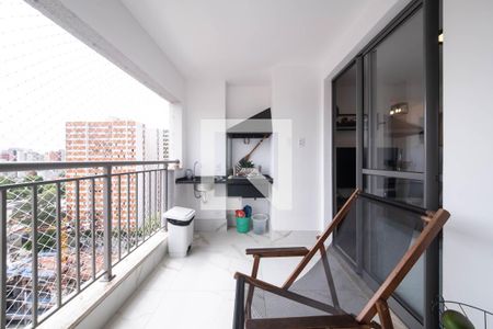 Varanda de apartamento à venda com 2 quartos, 68m² em Chácara Santo Antônio (Zona Sul), São Paulo