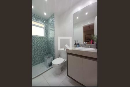 Banheiro da Suíte de apartamento à venda com 3 quartos, 135m² em Santo Antônio, São Caetano do Sul