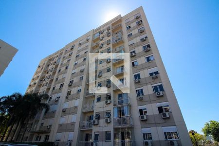 Fachada do bloco de apartamento à venda com 2 quartos, 56m² em Camaquã, Porto Alegre