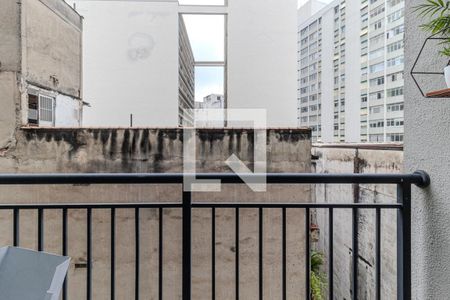 Varanda de apartamento para alugar com 1 quarto, 26m² em República, São Paulo