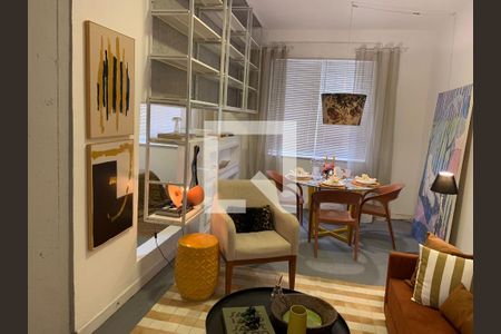 Sala de apartamento à venda com 1 quarto, 68m² em Santa Efigênia, São Paulo
