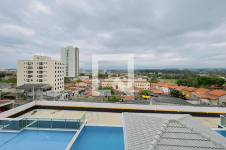 Vista Sala/Cozinha de apartamento para alugar com 2 quartos, 58m² em Jardim Califórnia, Jacareí