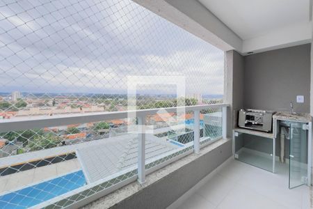 Varanda da Sala/Cozinha de apartamento para alugar com 2 quartos, 58m² em Jardim Califórnia, Jacareí