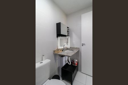 Banheiro da Suíte de apartamento para alugar com 1 quarto, 24m² em Pompeia, São Paulo