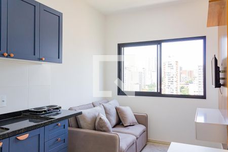 Sala/Cozinha de apartamento para alugar com 1 quarto, 24m² em Pompeia, São Paulo