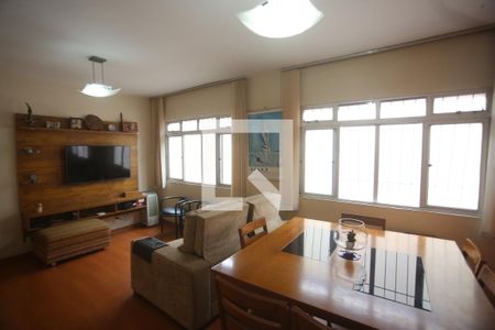 Sala de apartamento à venda com 3 quartos, 120m² em João Pinheiro, Belo Horizonte