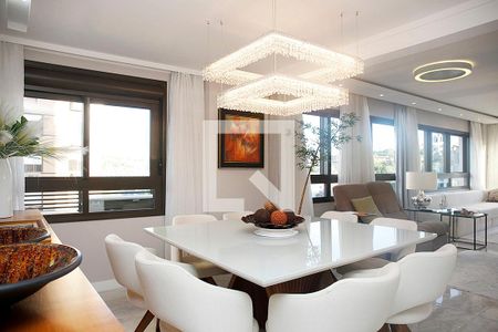 Sala de Jantar de apartamento à venda com 3 quartos, 110m² em Menino Deus, Porto Alegre