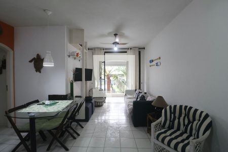 Sala de apartamento para alugar com 3 quartos, 75m² em Jardim Ana Maria, Guarujá