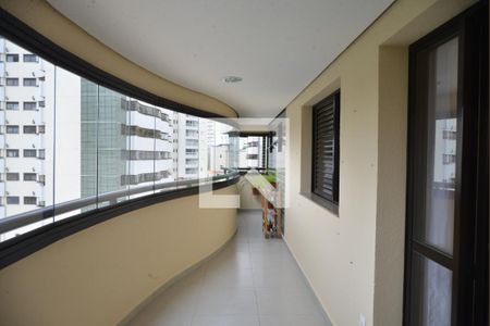 Varanda da Sala de apartamento à venda com 3 quartos, 141m² em Vila Assunção, Santo André
