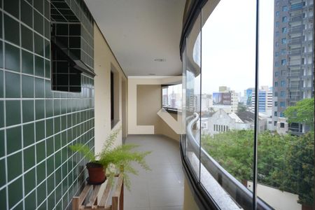 Varanda da Sala de apartamento à venda com 3 quartos, 141m² em Vila Assunção, Santo André