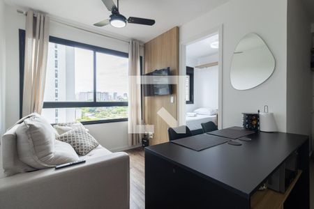 Sala de Jantar de apartamento à venda com 2 quartos, 33m² em Indianópolis, São Paulo