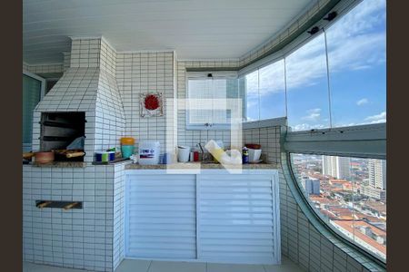 Varanda da Sala de apartamento para alugar com 2 quartos, 82m² em Aviação, Praia Grande