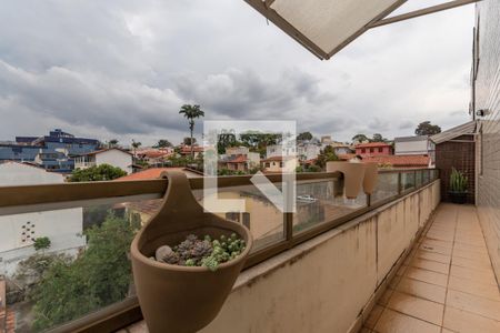 Varanda  de apartamento à venda com 4 quartos, 280m² em Santa Amelia, Belo Horizonte