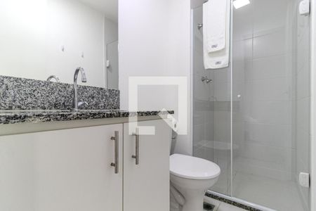 Banheiro de kitnet/studio à venda com 1 quarto, 24m² em Consolação, São Paulo
