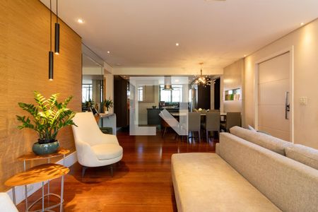 Sala de apartamento à venda com 3 quartos, 121m² em Indianópolis, São Paulo