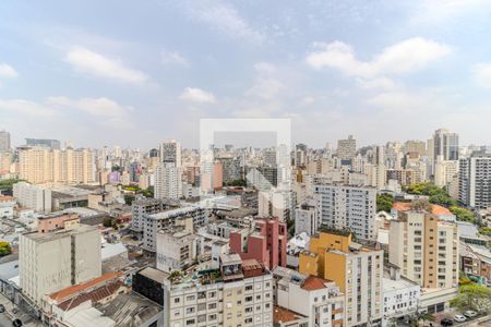 Vista Varanda da Sala de apartamento para alugar com 1 quarto, 37m² em Santa Cecilia, São Paulo