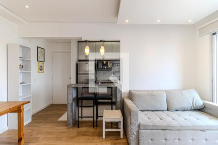 Sala de apartamento para alugar com 1 quarto, 37m² em Santa Cecilia, São Paulo