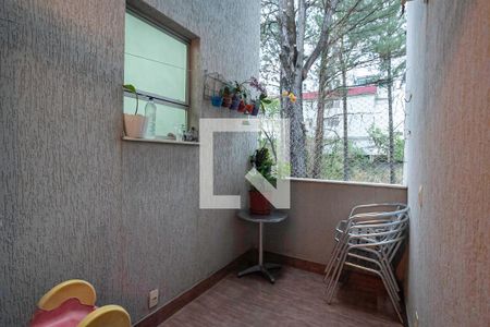 Varanda da sala  de apartamento para alugar com 3 quartos, 122m² em Engenho Nogueira, Belo Horizonte