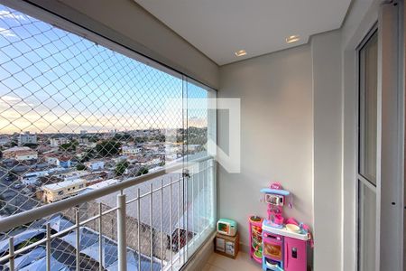 Varanda da Sala de apartamento à venda com 3 quartos, 69m² em Pompéia, Belo Horizonte