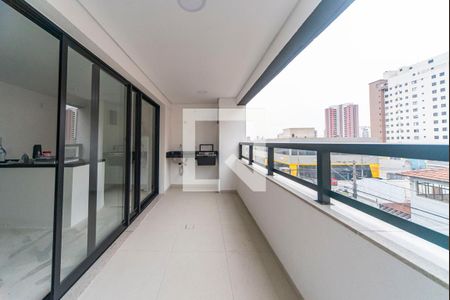 Varanda Gourmet de apartamento à venda com 2 quartos, 92m² em Campestre, Santo André