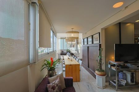 Varanda da Sala de apartamento para alugar com 4 quartos, 180m² em Vila Paris, Belo Horizonte