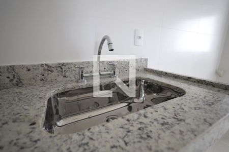 Sala/Cozinha de apartamento à venda com 2 quartos, 69m² em Parque das Nações, Santo André