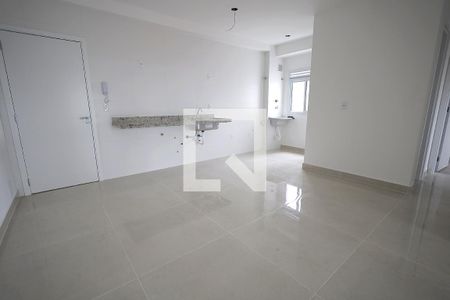 Sala/Cozinha de apartamento à venda com 2 quartos, 69m² em Parque das Nações, Santo André