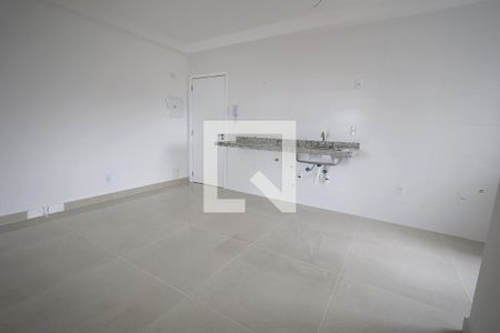Sala/Cozinha de apartamento à venda com 2 quartos, 69m² em Parque das Nações, Santo André
