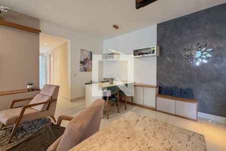 Sala de apartamento à venda com 3 quartos, 94m² em Caiçaras, Belo Horizonte