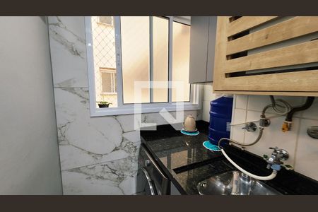 Cozinha e Área de Serviço de apartamento à venda com 2 quartos, 46m² em Vila Tupi, Várzea Paulista