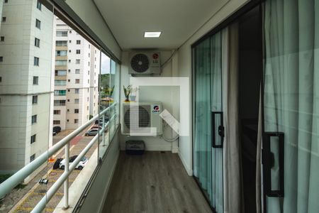 Varanda da Sala de apartamento à venda com 3 quartos, 97m² em Bandeirantes (pampulha), Belo Horizonte