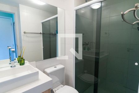 Banheiro da Suíte de apartamento à venda com 2 quartos, 60m² em Vila Guarani, São Paulo