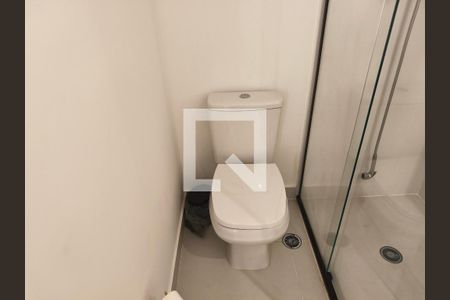 Banheiro Social de kitnet/studio para alugar com 1 quarto, 21m² em Ipiranga, São Paulo