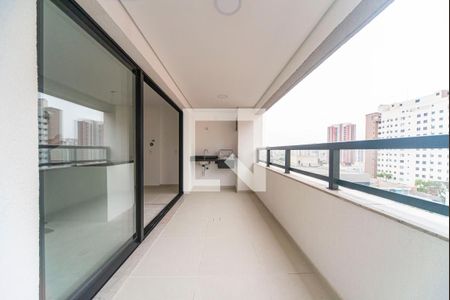 Varanda Gourmet de apartamento à venda com 3 quartos, 92m² em Campestre, Santo André