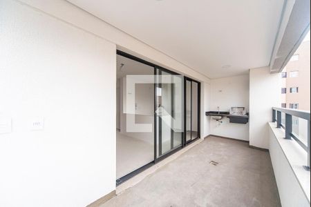 Varanda Gourmet de apartamento à venda com 3 quartos, 92m² em Campestre, Santo André