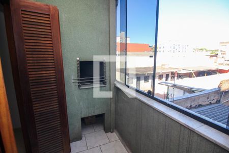 Varanda da Sala de apartamento à venda com 1 quarto, 52m² em Petrópolis, Porto Alegre