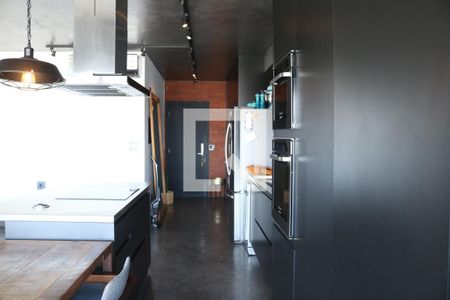 Sala e Cozinha Integrada de apartamento à venda com 1 quarto, 78m² em Barra Funda, São Paulo